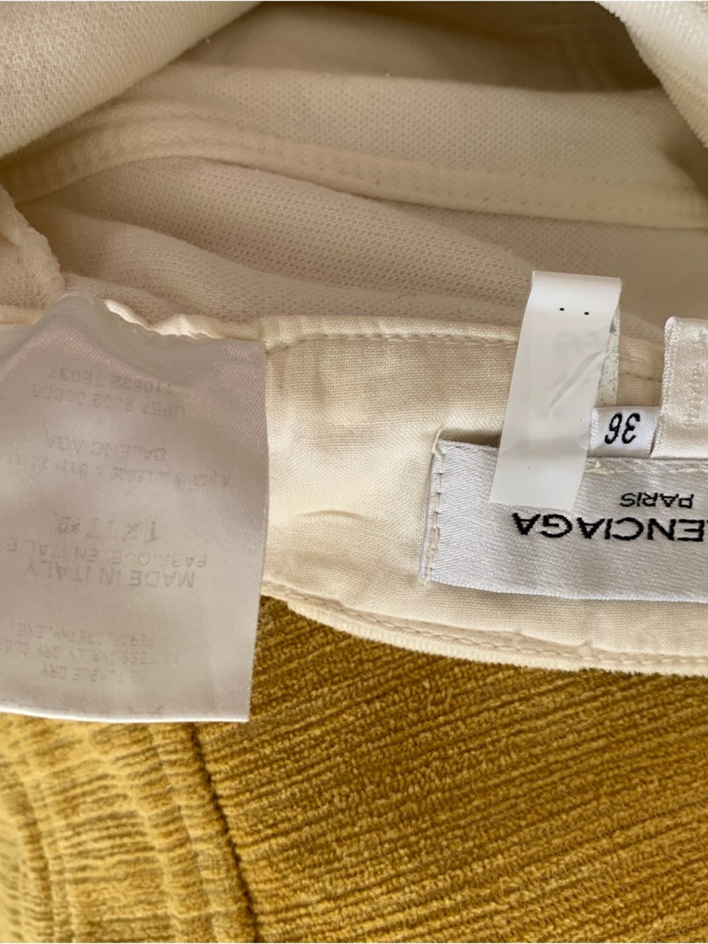 Balenciaga Cream Mini Skirt with Utility Pockets - Picture 11 of 11